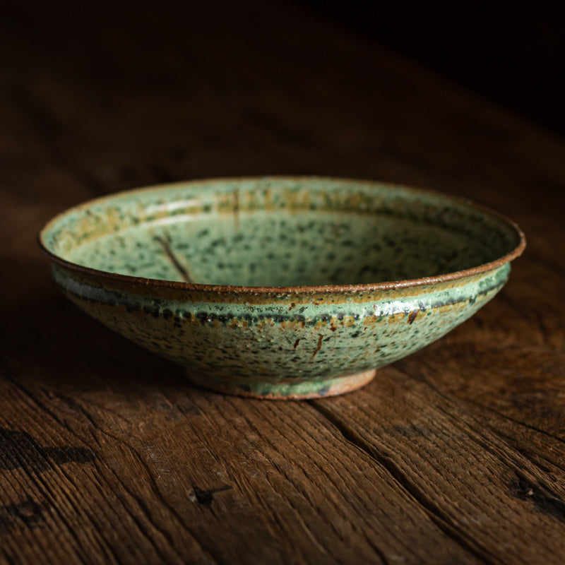 Retro Stoneware Deep Plate