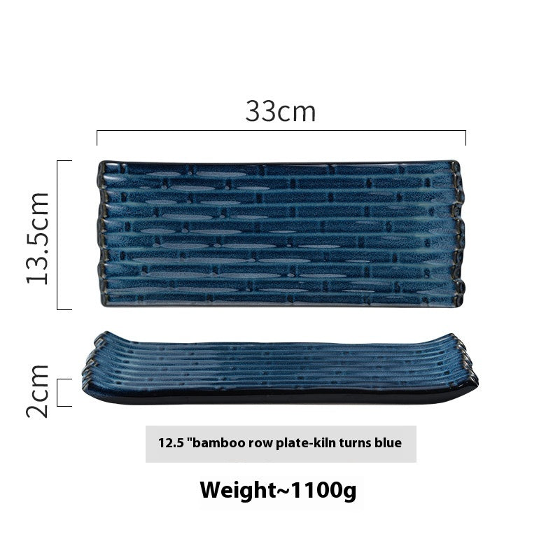 Creative Ceramic Strip Flat Plate