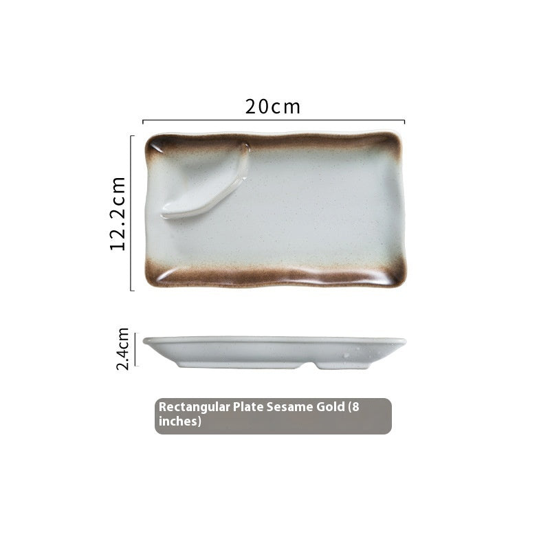 Rectangular Ceramic Plate