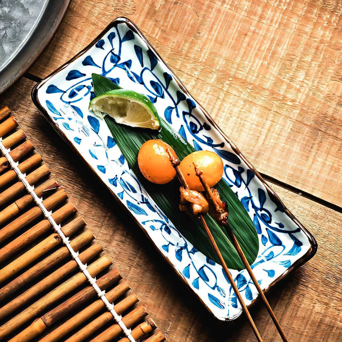 Rectangular Sushi Ceramic Plate