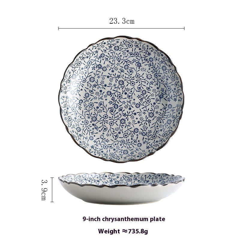 Cuisine Sushi Plate Porcelain Dinner Plate