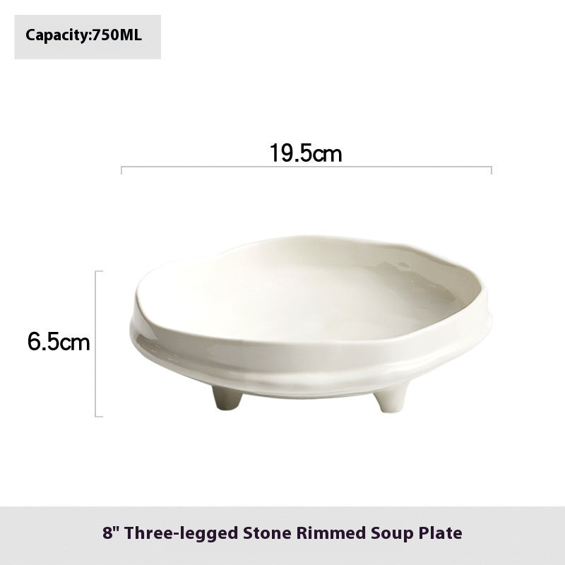 Creative Ceramic White Tableware