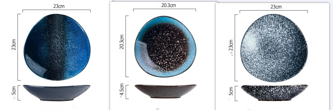 Nordic Elegance Porcelain Plate Collection