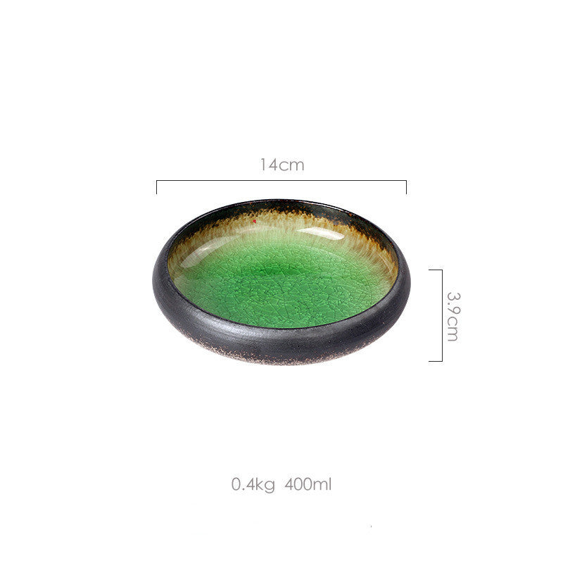 Creative Glaze Ceramic Deep Plate