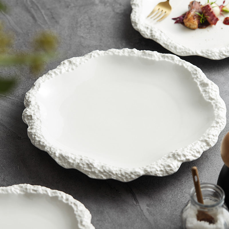 Stone Pattern Ceramic Plate