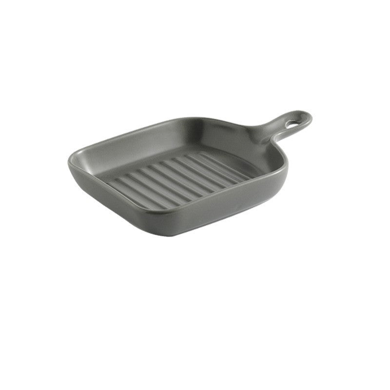 Handle Ceramic plate