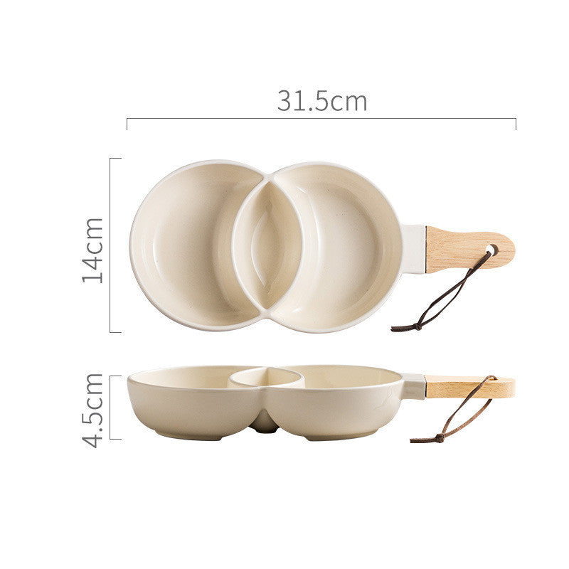 Creative Ceramic Grid Plate