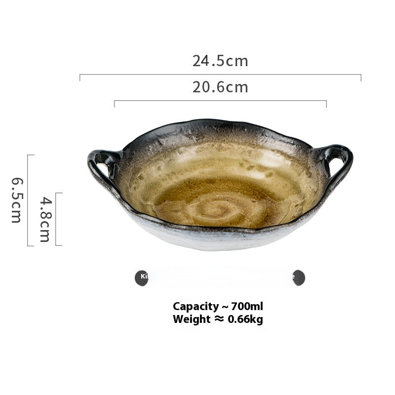 Creative Deep Ceramic Plate