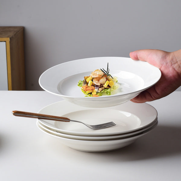 Pure White Deep Soup Plate