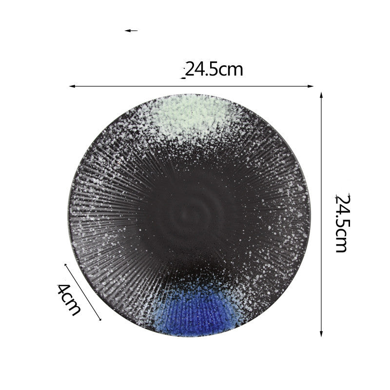 Elegant Creative Ceramic Oval Flat Plate