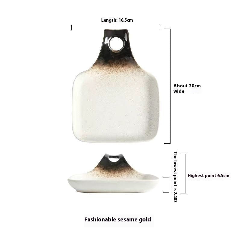 Irregular Shape Ceramic Tableware Plate