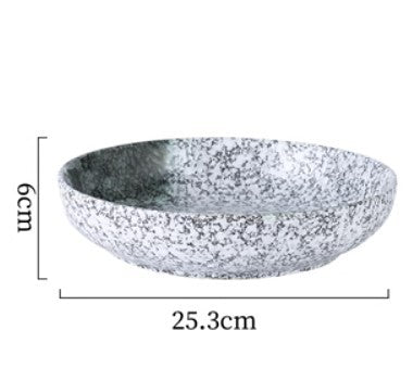 Japanese Ceramic Deep Plate Cutlery