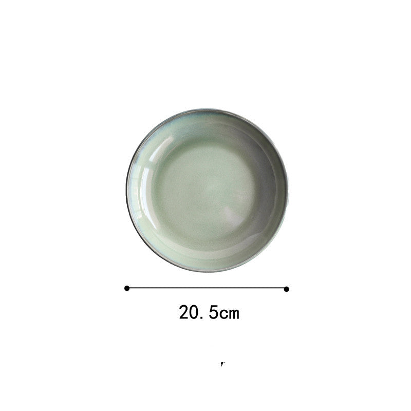 Rustic Elegance Ceramic Dinnerware Plate