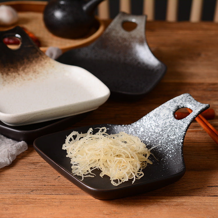 Irregular Shape Ceramic Tableware Plate
