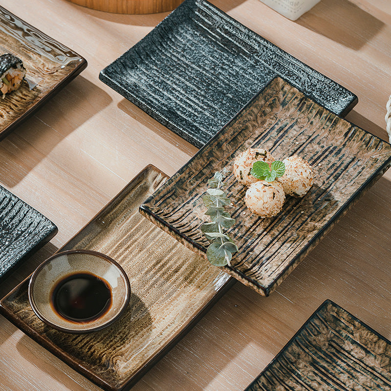 Creative Rectangular Porcelain Dinner Plate