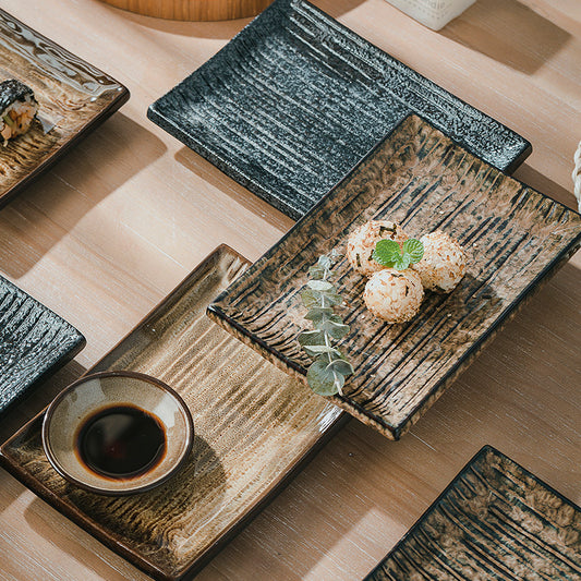 Creative Rectangular Porcelain Dinner Plate