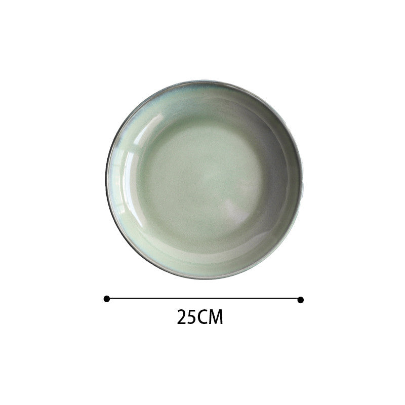 Rustic Elegance Ceramic Dinnerware Plate