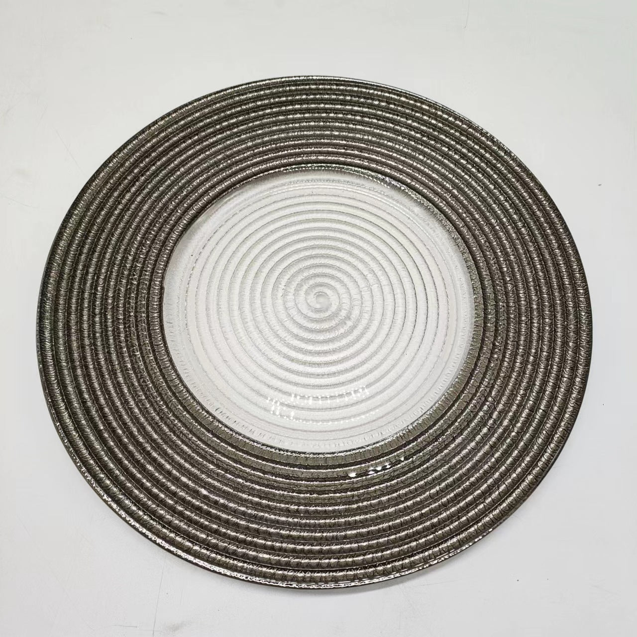 Household Minimalist Glass Pattern Plate