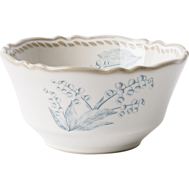 Ceramic Retro Round Plate