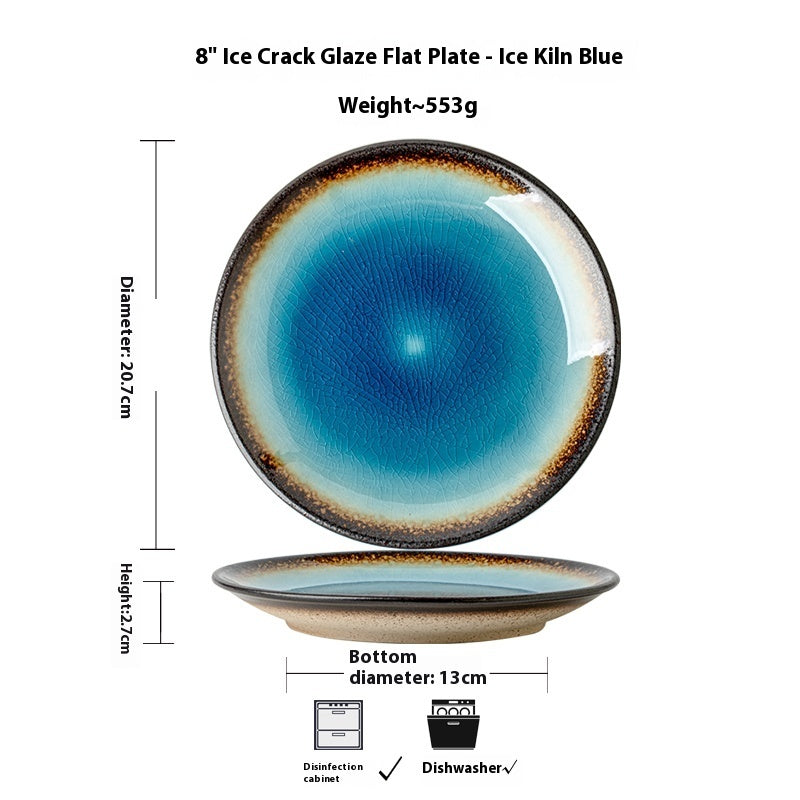 Ceramic Colorful Round Plate