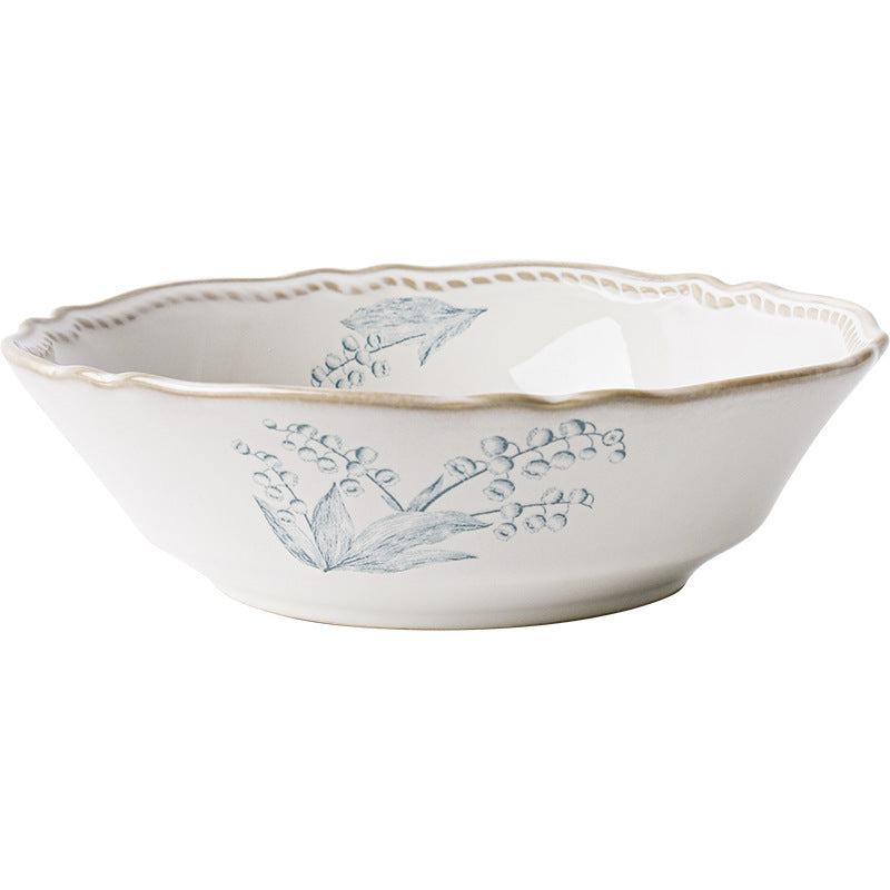 Ceramic Retro Round Plate
