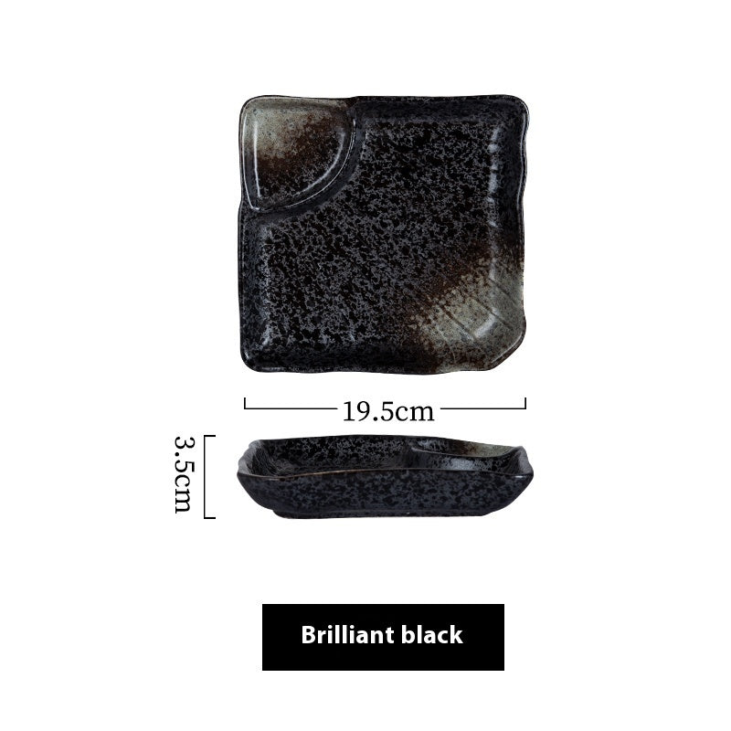 Ceramic Creative Round Square Plate