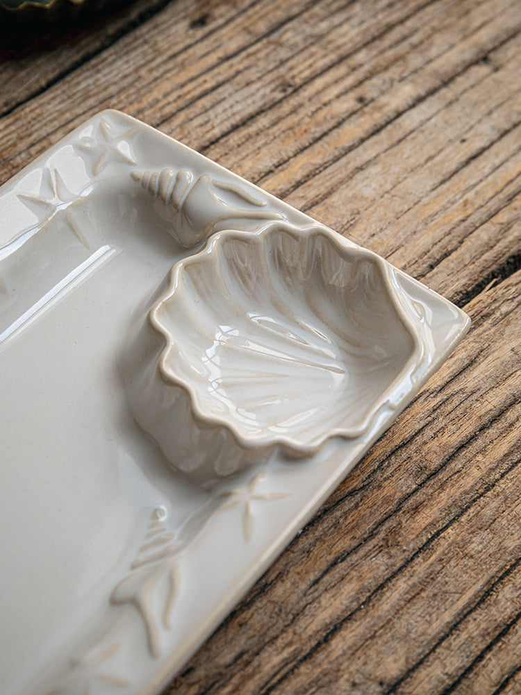 Shell Shape Ceramic Plate