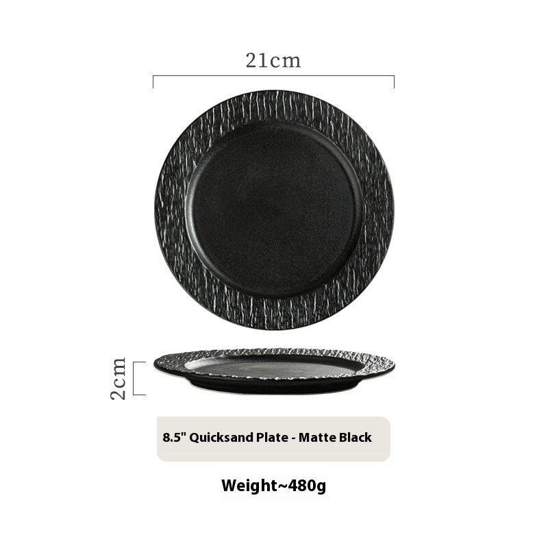 Elegant Creative Ceramic Round Plate
