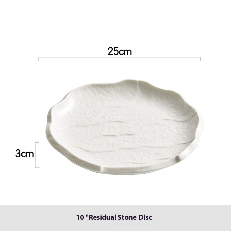 Creative White Household Ceramic Dishes