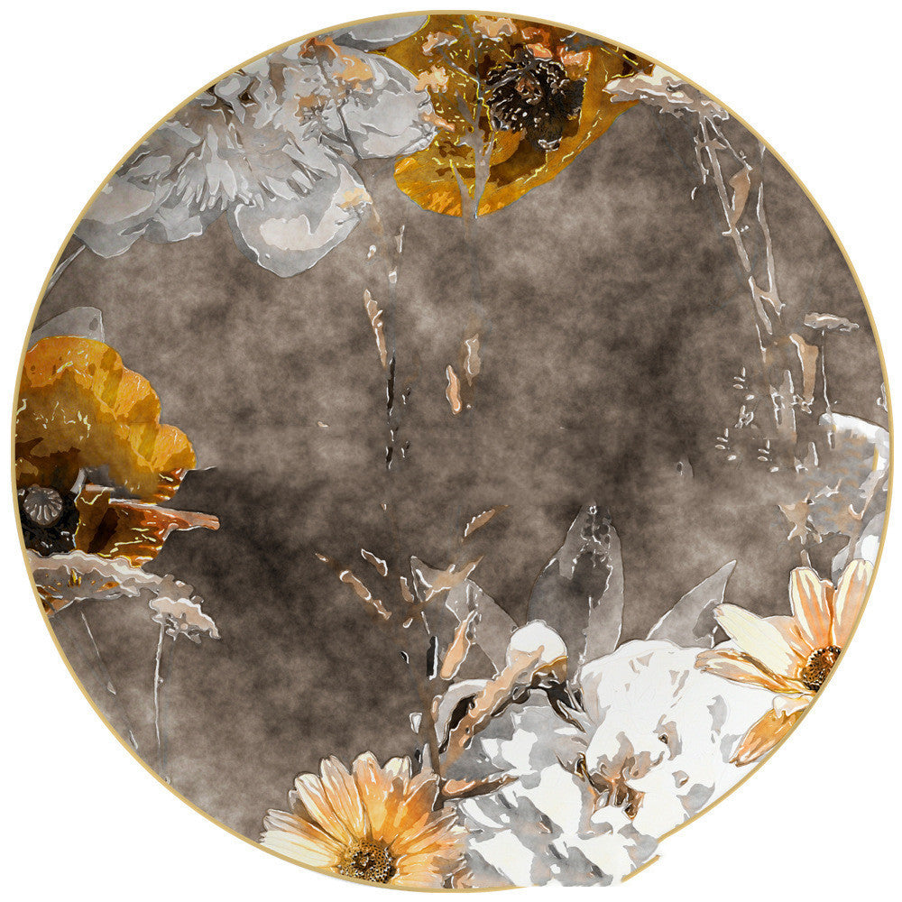 Creative Ceramic Household Flower Dinner Plate