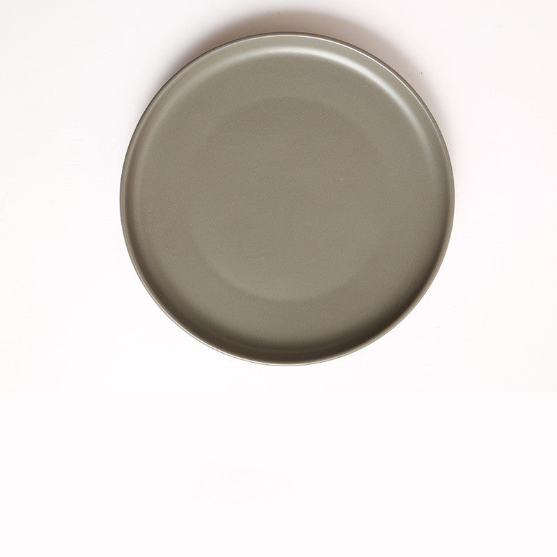 Creative Ceramic Simple Flat Plate