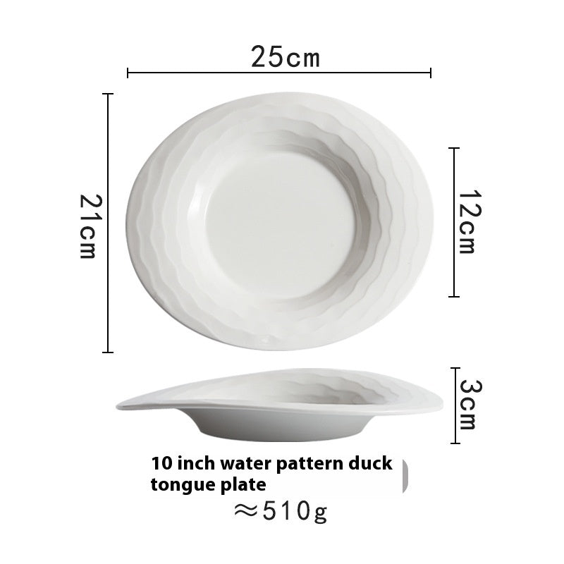 Creative Western Cuisine Plate