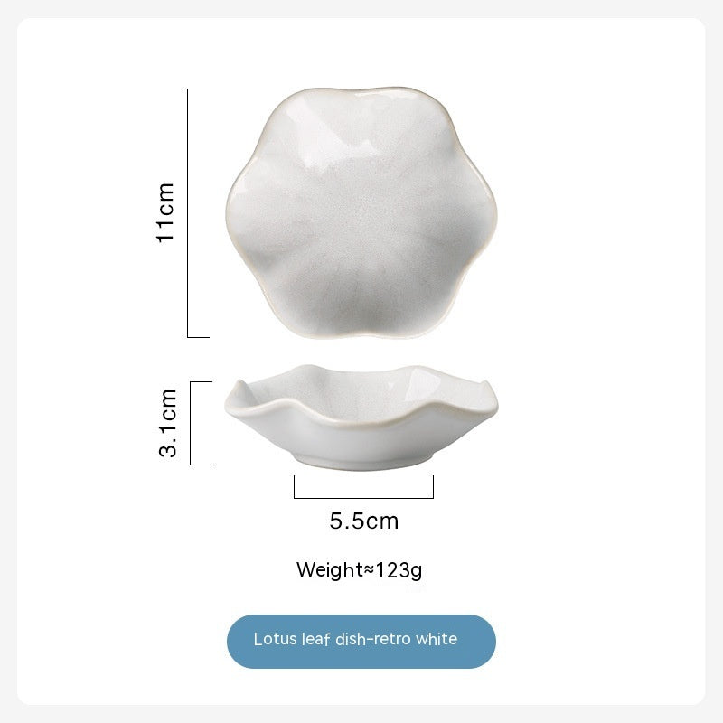 Ceramic Flower Pattern Tableware Plate