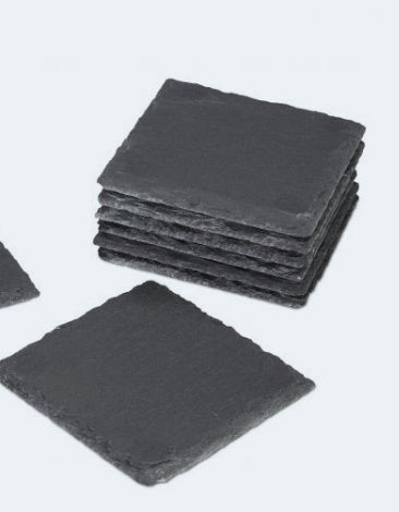 European-style Black Round Square Stone Plate