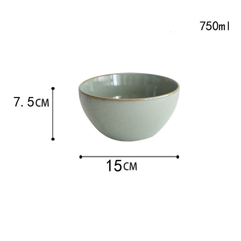 Rustic Elegance Ceramic Dinnerware Plate
