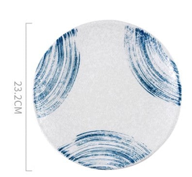 Ceramic Home Round Western Food Plate