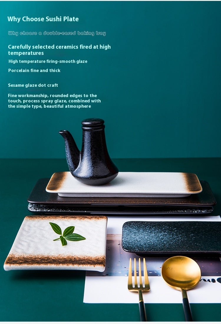 Elegant Creative Ceramic Plate Household