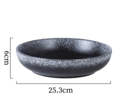 Japanese Ceramic Deep Plate Cutlery