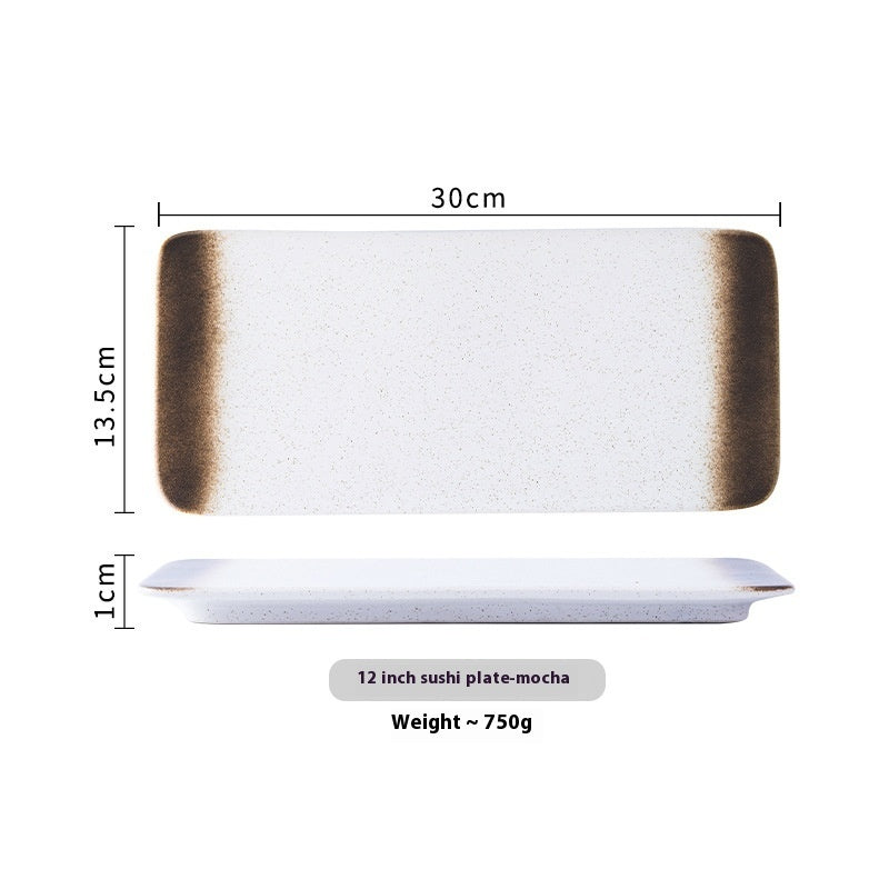 Elegant Creative Ceramic Plate Household