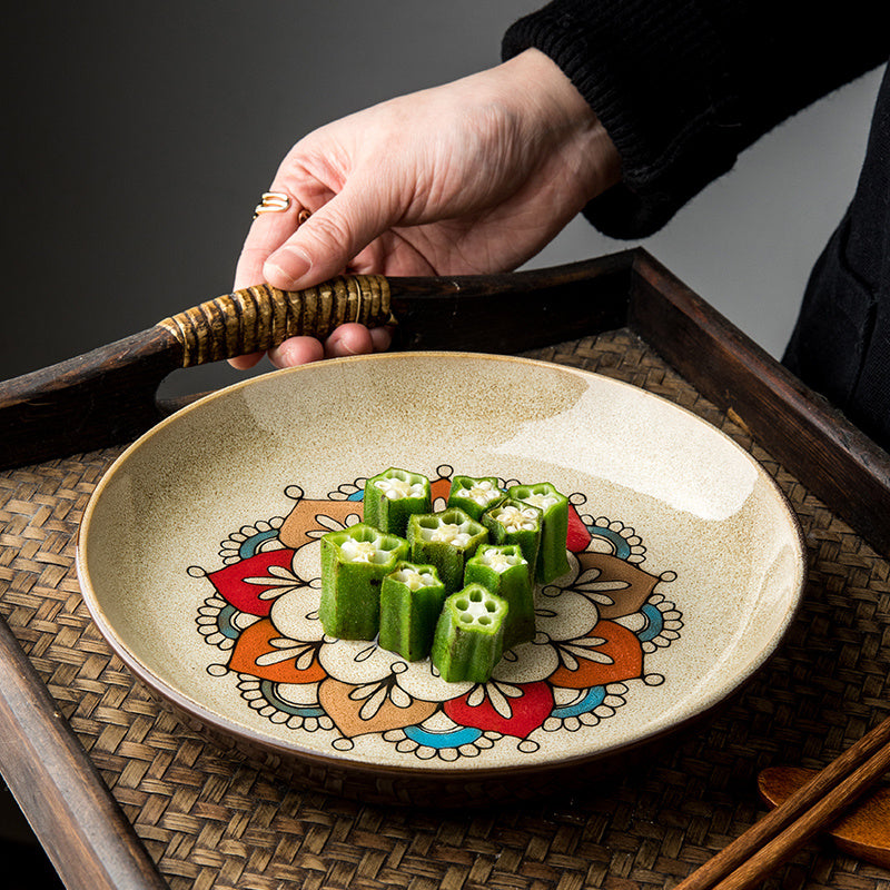 Round Ceramic Classic Plate