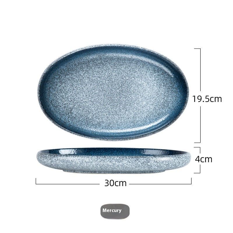 Ceramic Creative Deep Oval Plate