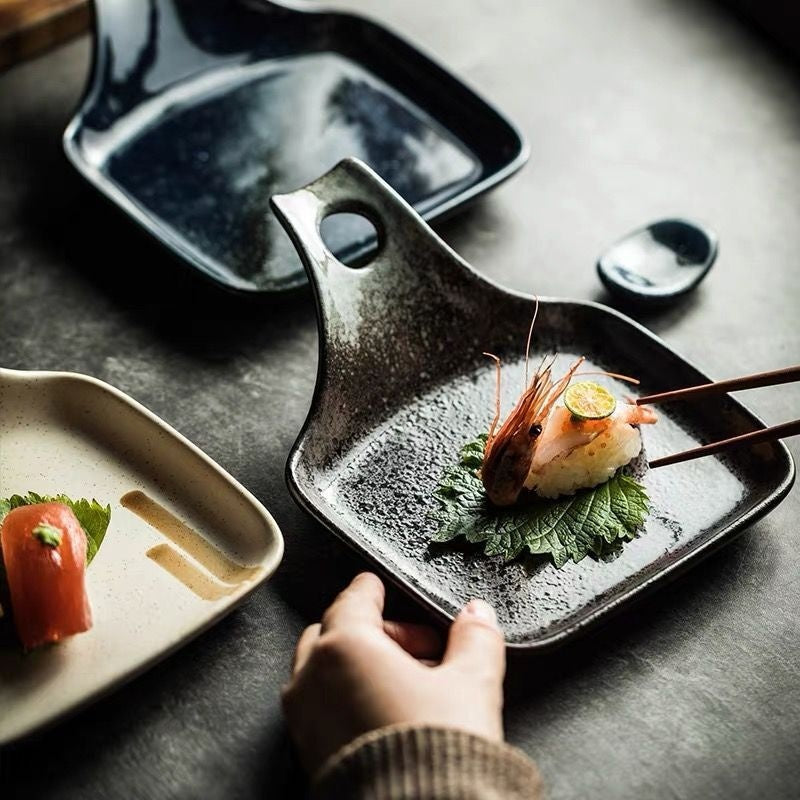 Irregular Shape Ceramic Tableware Plate