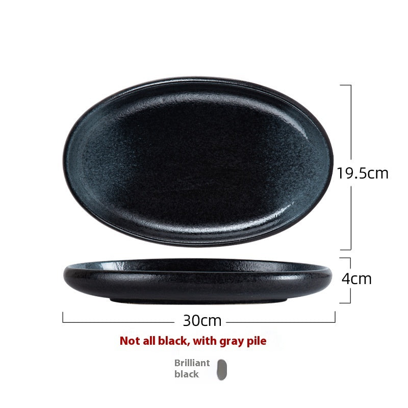 Ceramic Creative Deep Oval Plate