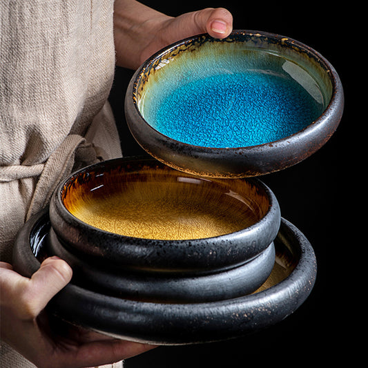 Creative Glaze Ceramic Deep Plate