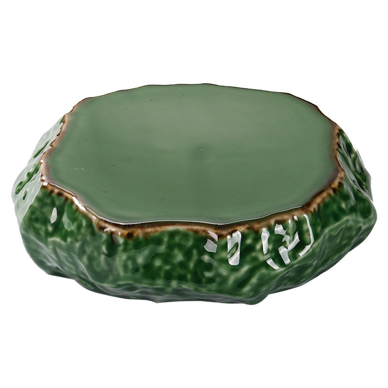 Creative Stone Pattern Ceramic Plate