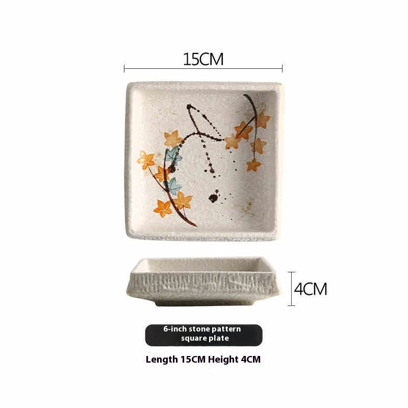 Creative Ceramic Household Minimalist Flat Plate