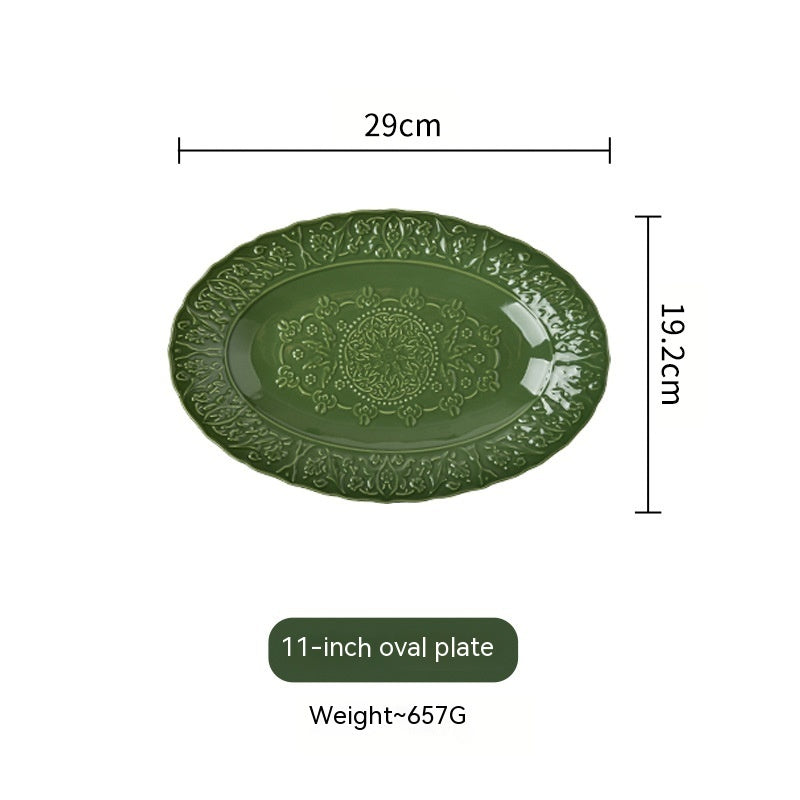 Classical Ceramic Dinner Plate