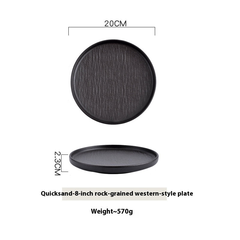 Household Steak Plate Ceramic Western Cuisine Plate