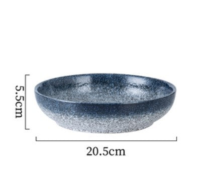 Japanese Ceramic Deep Plate Cutlery