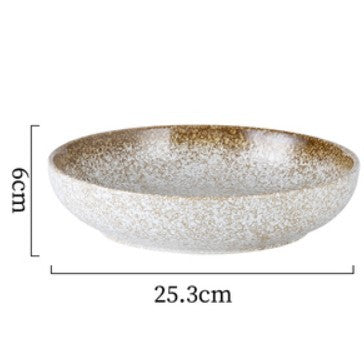 Japanese Ceramic Deep Plate Cutlery